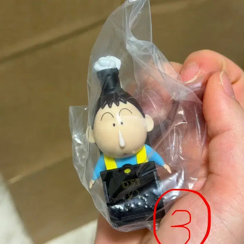[BUNJANG] Crayon Shin-chan Figure Keyring Set (Maenggu, Yuri) / 짱구 피규어 키링 4종 새상품 (맹구, 유리)