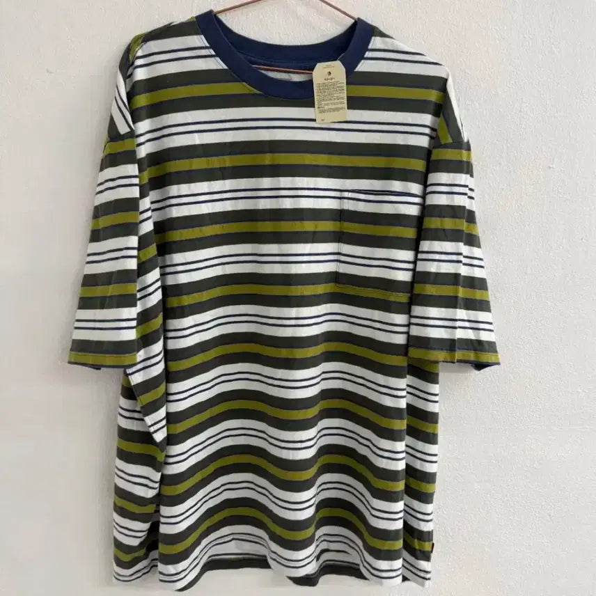 [BUNJANG] Levi's Oversized Striped T-shirt L / 리바이스 오버사이즈드 스트라이프 반팔티 L(택포)