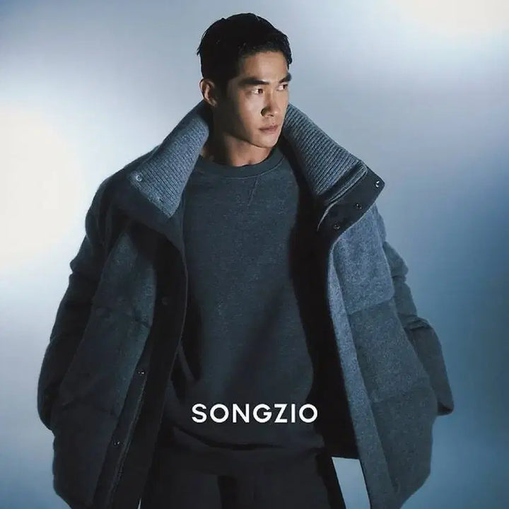 [BUNJANG] Song Zio Bae Jung-nam Collaboration Alpaca Padding Gray / [48]송지오 배정남 콜라보 알파카 패딩 그레이