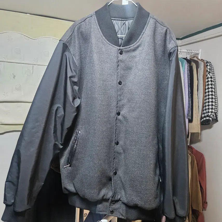 [BUNJANG] Stadium Jacket / 배색 스타디움 자켓