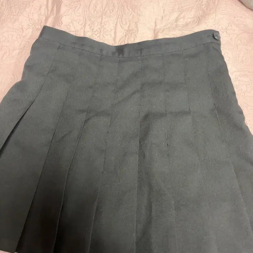 [BUNJANG] J&amp;K Pleated Skirt / J&amp;K 검정 플리츠 주름치마 주름스커트 스쿨룩 스커트 L