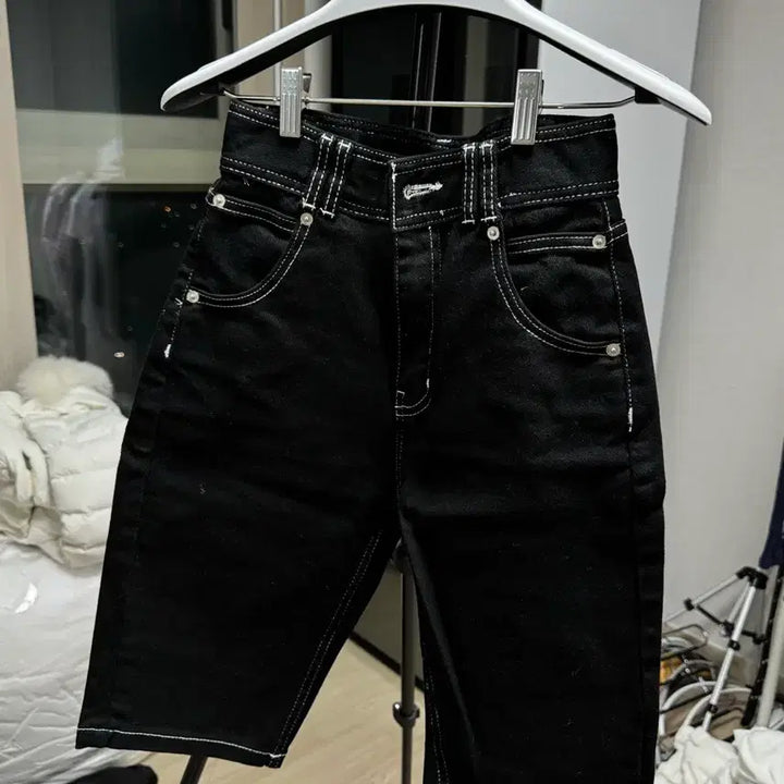 [BUNJANG] Black Denim Pants / 블랙 데님 팬츠