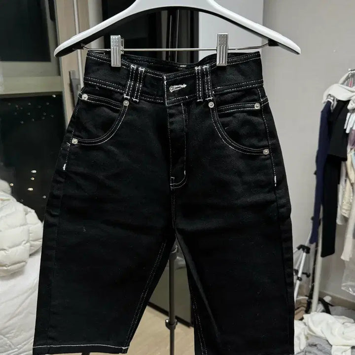 [BUNJANG] Black Denim Pants / 블랙 데님 팬츠