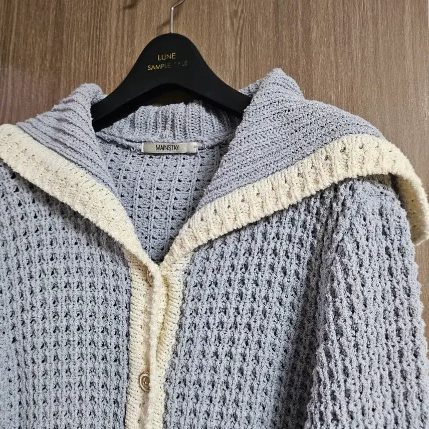 [BUNJANG] Mainstay Sailor Knit Cardigan / 메인스테이 세일러 원트니트