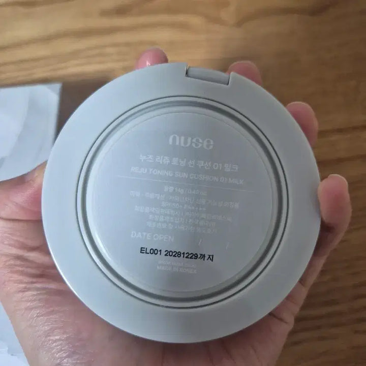 [BUNJANG] Nuse Toning Sun Cushion / 누즈 토닝 선쿠션 밀크