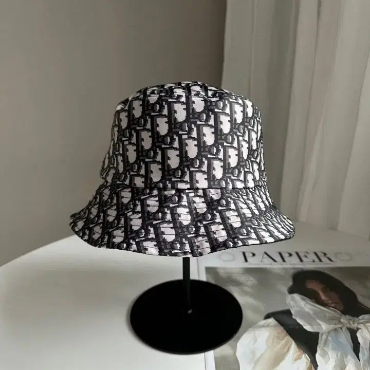 [BUNJANG] Oblique Bucket Hat / [새상품] 오블리크 양면 버킷햇 모자