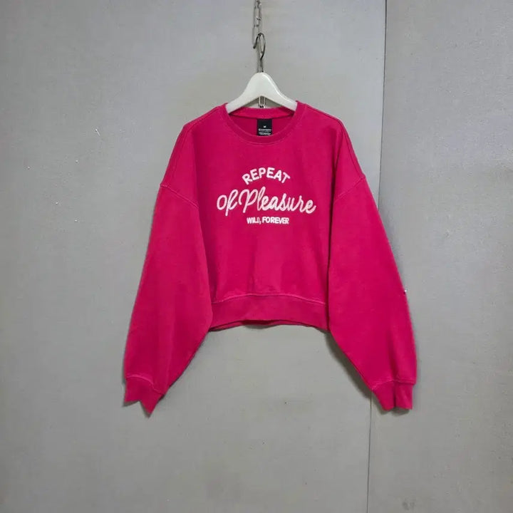 [BUNJANG] Generic Pink Sweatshirt / 진핑크 맨투맨 M  n2231