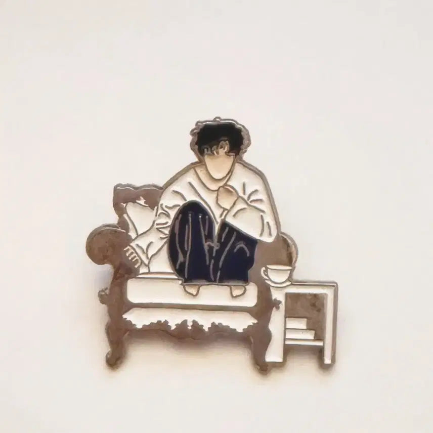 [BUNJANG] Death Note Kim Sung-cheol Badge / 데스노트 엘 김성철 뱃지