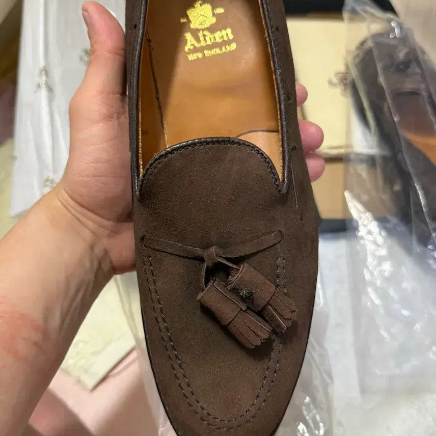 [BUNJANG] Alden 666 Suede Penny Loafer / [US 8 E] 알든 666 스웨이드 페니 로퍼
