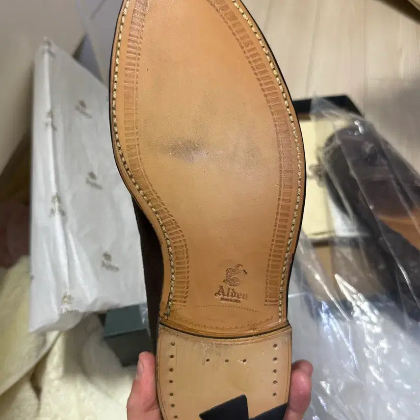 [BUNJANG] Alden 666 Suede Penny Loafer / [US 8 E] 알든 666 스웨이드 페니 로퍼