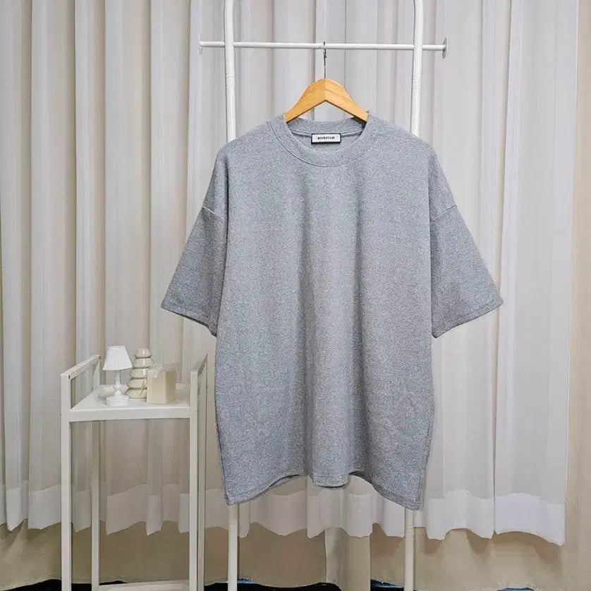 [SOLD OUT] 도톰하고 따뜻한 오버핏 레이어드 기모 티셔츠