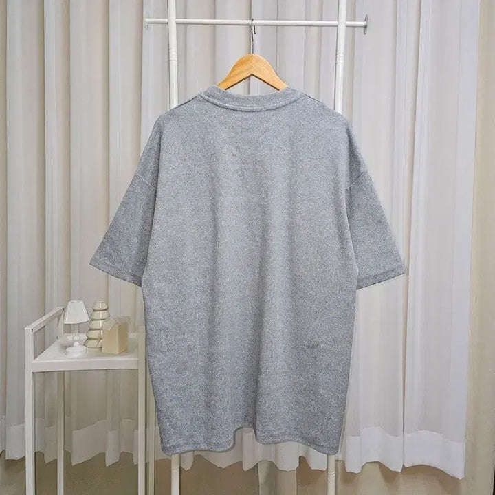 [SOLD OUT] 도톰하고 따뜻한 오버핏 레이어드 기모 티셔츠