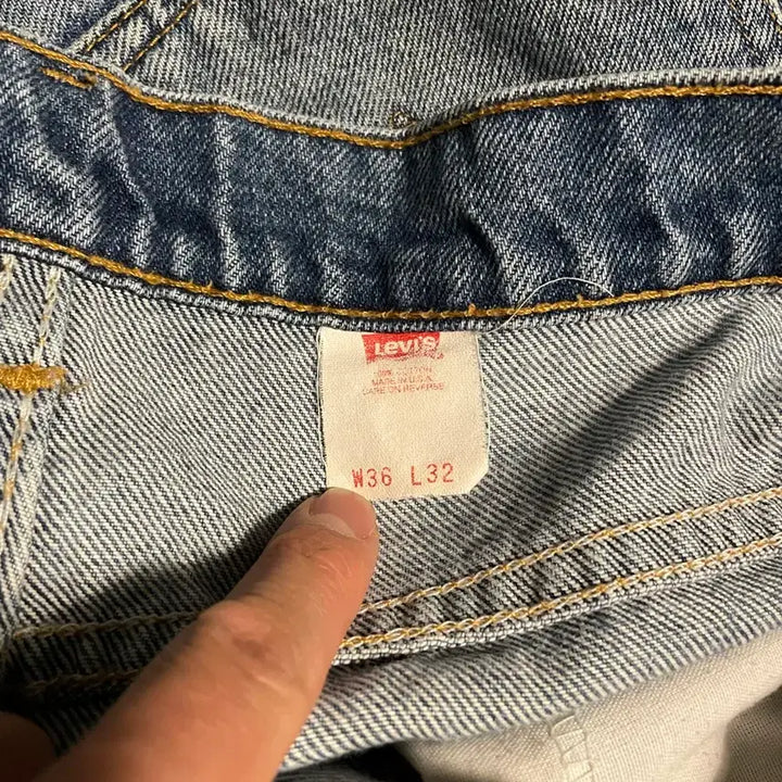 [BUNJANG] Levi's 517 Orange Tab Denim Jeans / 90s 리바이스 517 오렌지탭 데님 [36X32]