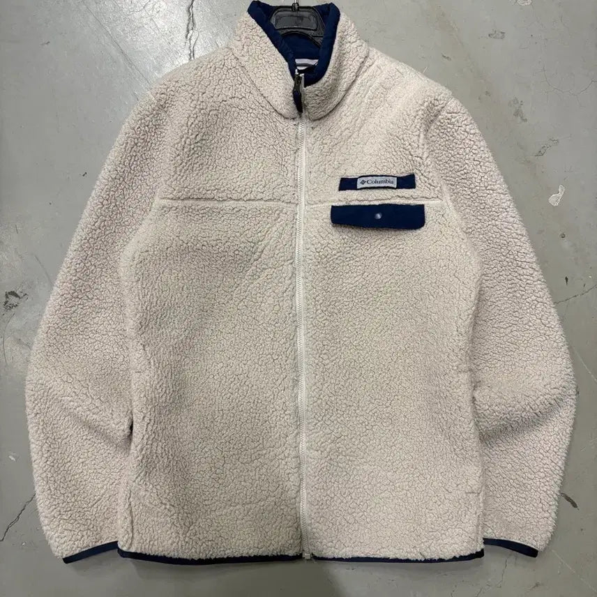 [BUNJANG] Columbia Logo Fleece Jacket (S) / 만원샵 컬럼비아 로고 플리스 자켓 S