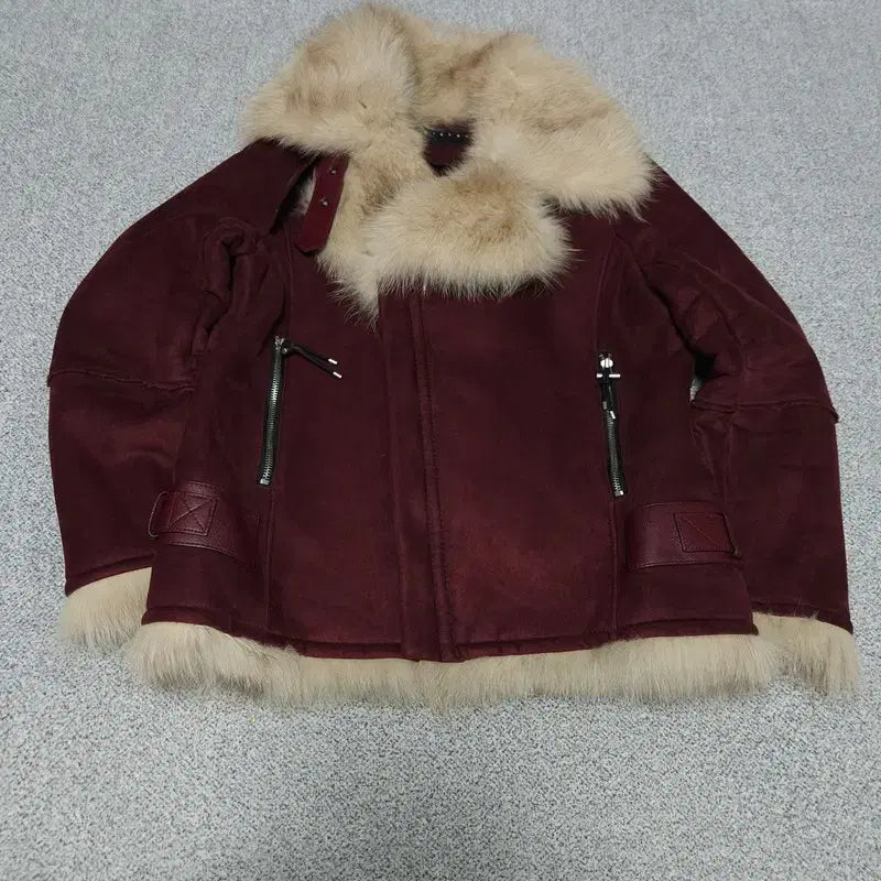 [BUNJANG] Sisley Mouton Jacket / [42] 시슬리 무스탕 자켓