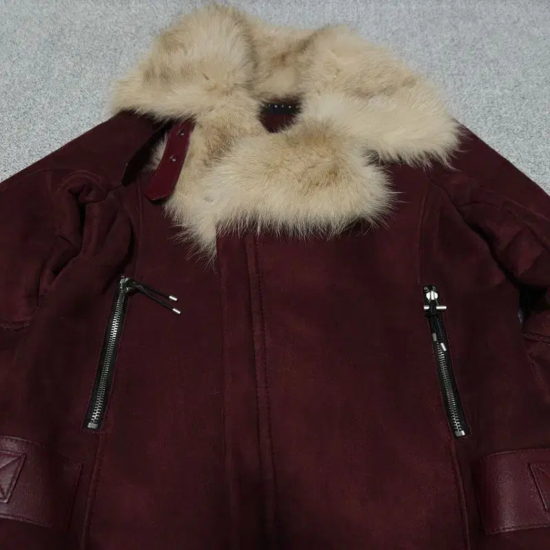 [BUNJANG] Sisley Mouton Jacket / [42] 시슬리 무스탕 자켓