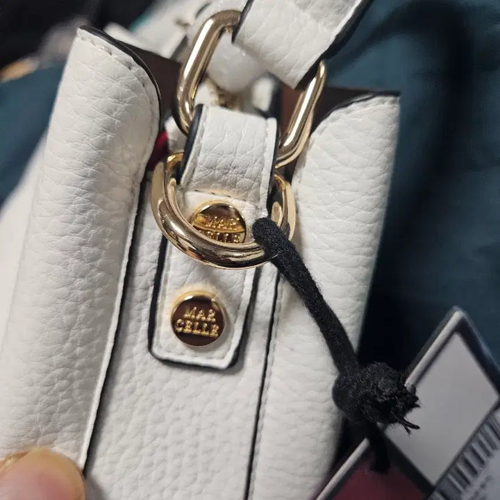 [BUNJANG] Marcel White Leather Tote Bag / 마르셀르 화이트 가죽 토트백 새상품
