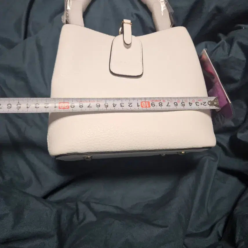 [BUNJANG] Marcel White Leather Tote Bag / 마르셀르 화이트 가죽 토트백 새상품