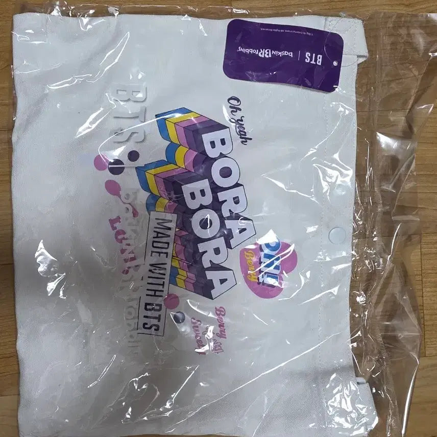[BUNJANG] Baskin Robbins BTS Eco Bag / 베스킨라빈스  방탄소년단  콜라보 에코백