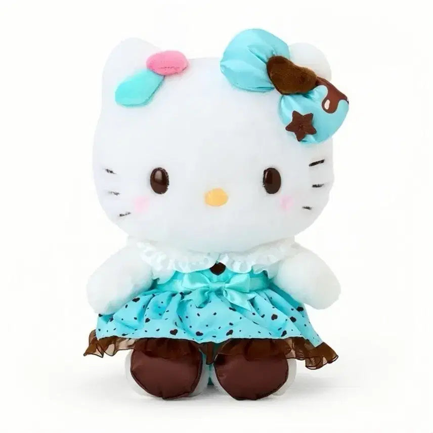 [BUNJANG] Sanrio Mint Choco Hello Kitty Plush Doll / 산리오 민트초코 키티인형
