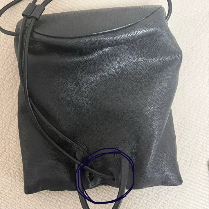 [BUNJANG] AET FIN Drawstring Bag Black / 애테 FIN DRAWSTRING BAG 블랙