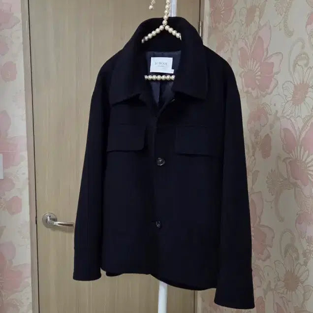 [BUNJANG] SO.WOOL Navy Handmade Coat / SO.WOOL 쏘울 핸드메이드 코트(새상품)