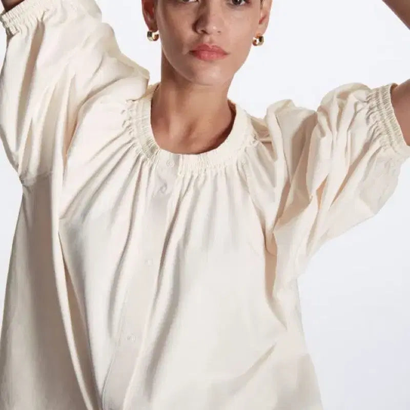 [BUNJANG] Cos Puff Top Blouse / Cos 코스 퍼프 탑 블라우스