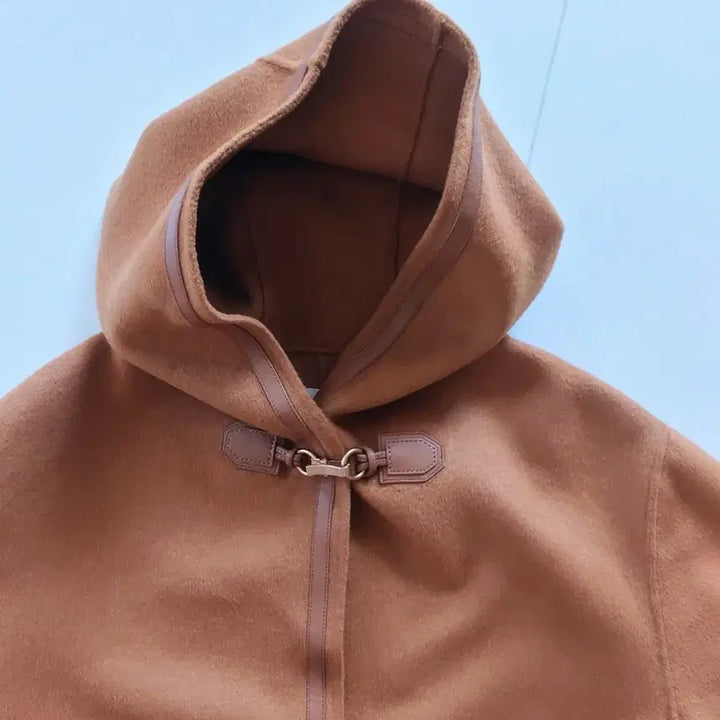 [BUNJANG] G Studio Wool Silk Hooded Cape Coat / 지스튜디오 울실크 후드 케이프코트