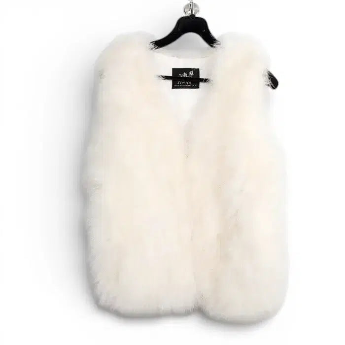 [BUNJANG] XIN Faux Fur Vest / 여성F/ XIN  뽀송 페이크퍼 조끼 8-16