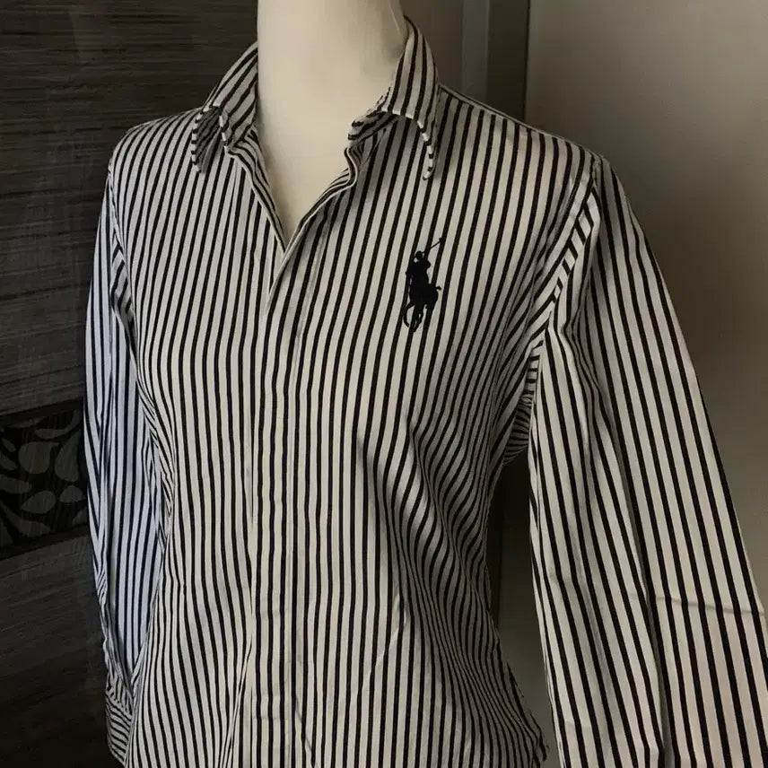 [BUNJANG] Polo Classic Navy Stripe Shirt / 폴로 셔츠