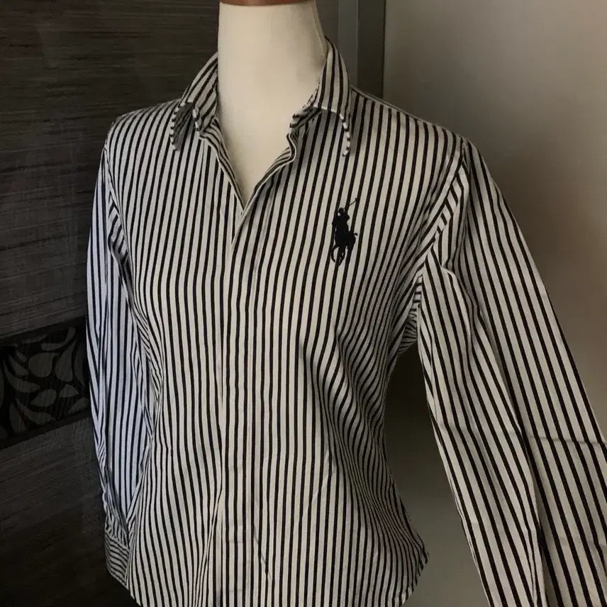 [BUNJANG] Polo Classic Navy Stripe Shirt / 폴로 셔츠