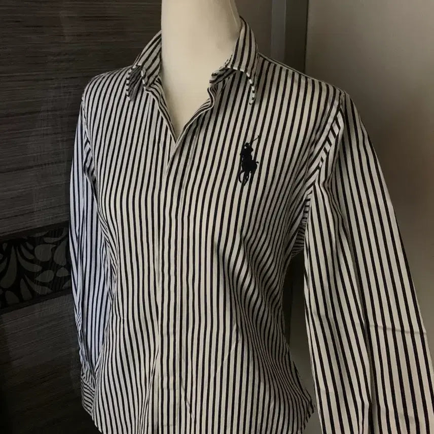 [BUNJANG] Polo Classic Navy Stripe Shirt / 폴로 셔츠