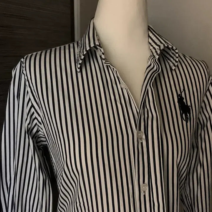 [BUNJANG] Polo Classic Navy Stripe Shirt / 폴로 셔츠