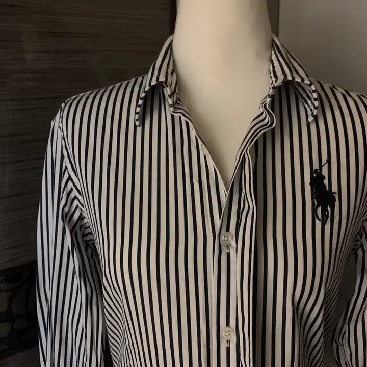 [BUNJANG] Polo Classic Navy Stripe Shirt / 폴로 셔츠