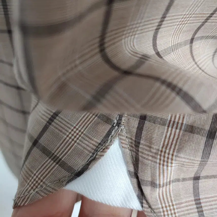 [BUNJANG] Tom Ford Brown Glen Check Shirt / 톰포드 브라운 글렌체크셔츠