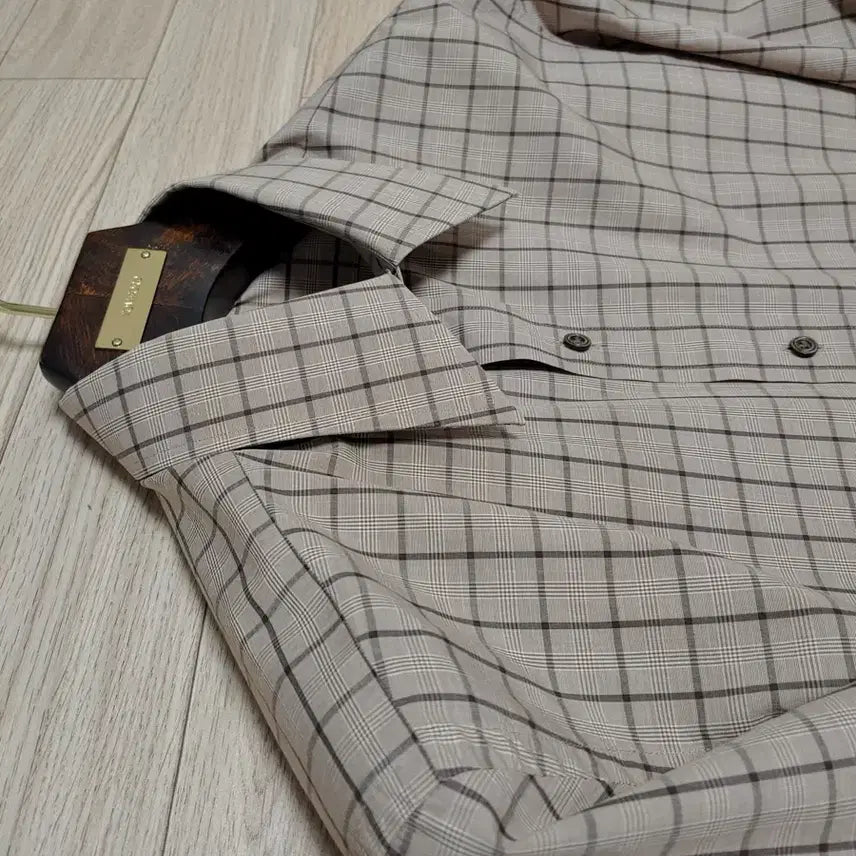 [BUNJANG] Tom Ford Brown Glen Check Shirt / 톰포드 브라운 글렌체크셔츠