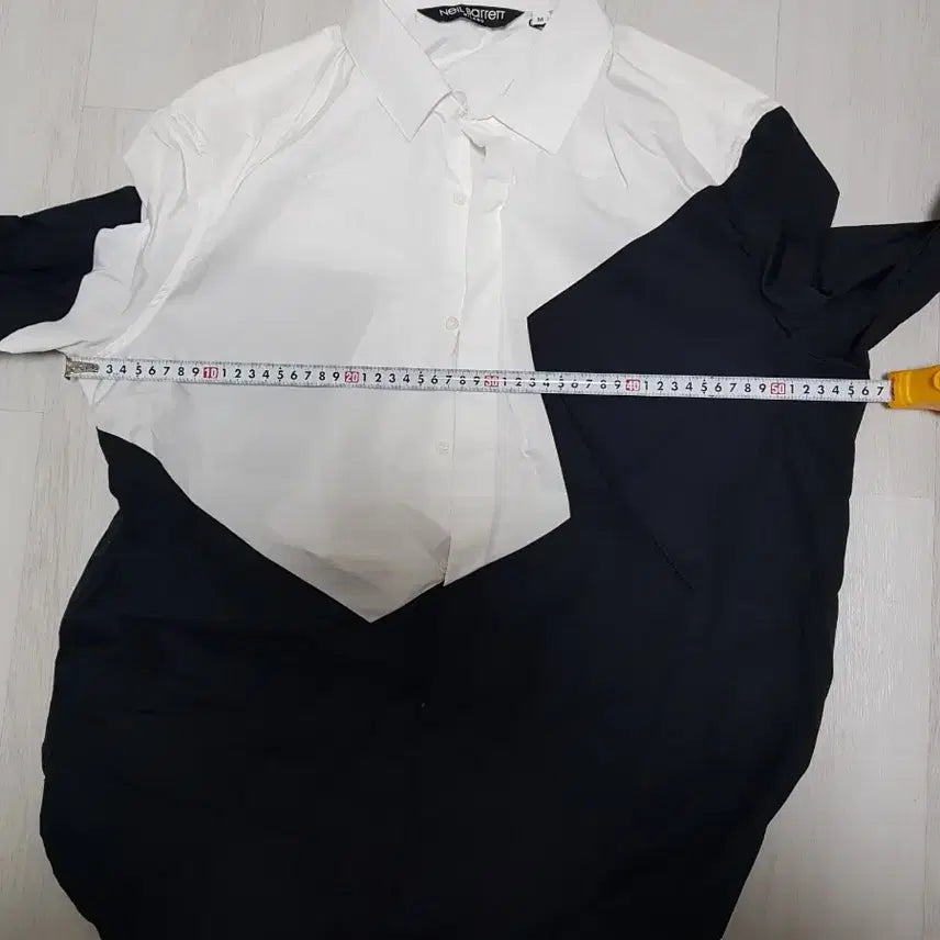 [BUNJANG] Neil Barrett Two-Tone Shirt (New) / 정가81만원 닐바렛 투톤 셔츠(새상품)