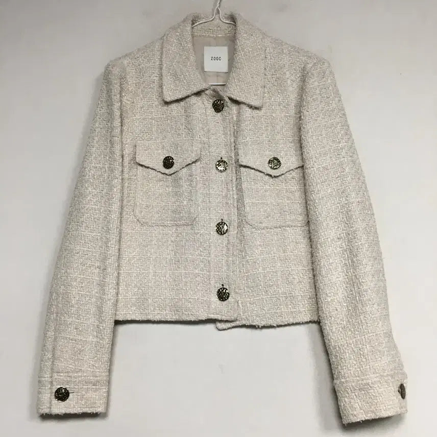 [BUNJANG] ZOOC Tweed Jacket 55 / 22 ZOOC 주크 버튼 트위드 자켓 55
