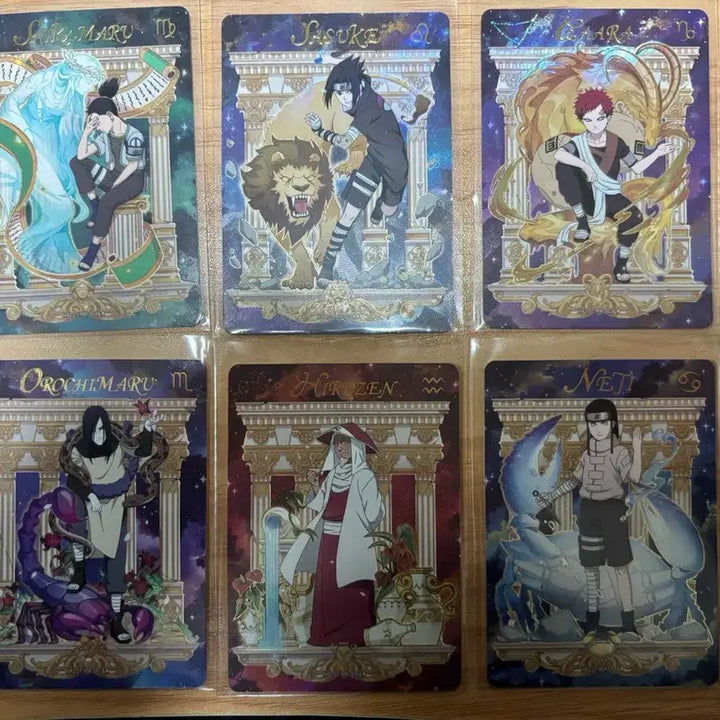 [BUNJANG] Naruto KAYOU NRZ07-MR Holographic Card Set / 나루토 KAYOU NRZ07-MR 홀로 카드 6장 세트 판매