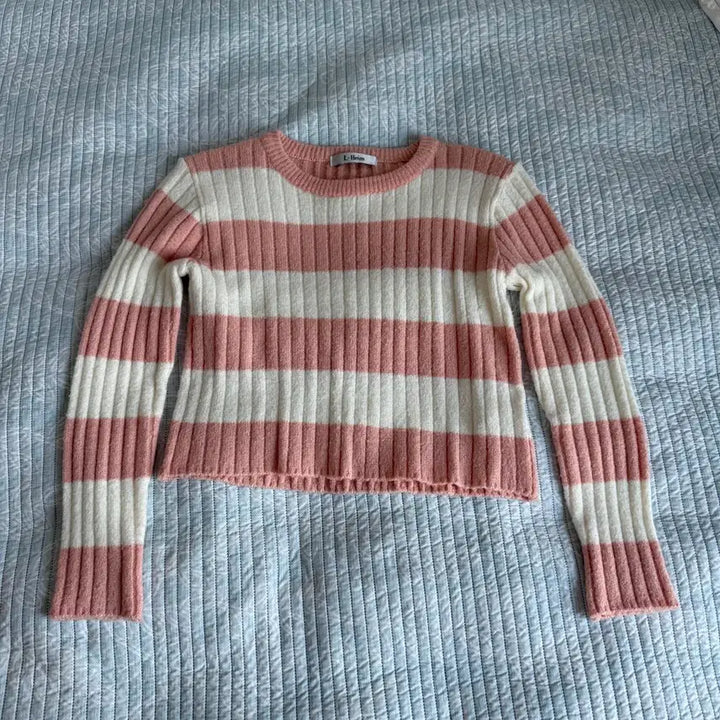 [BUNJANG] Pink Crop Knit / 핑크 크롭 니트, S