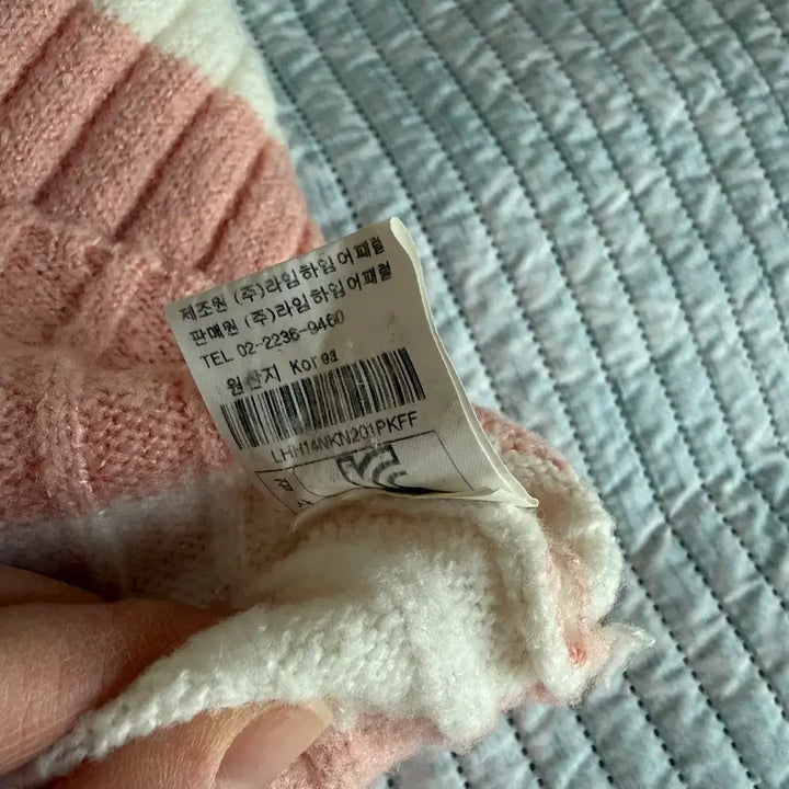 [BUNJANG] Pink Crop Knit / 핑크 크롭 니트, S