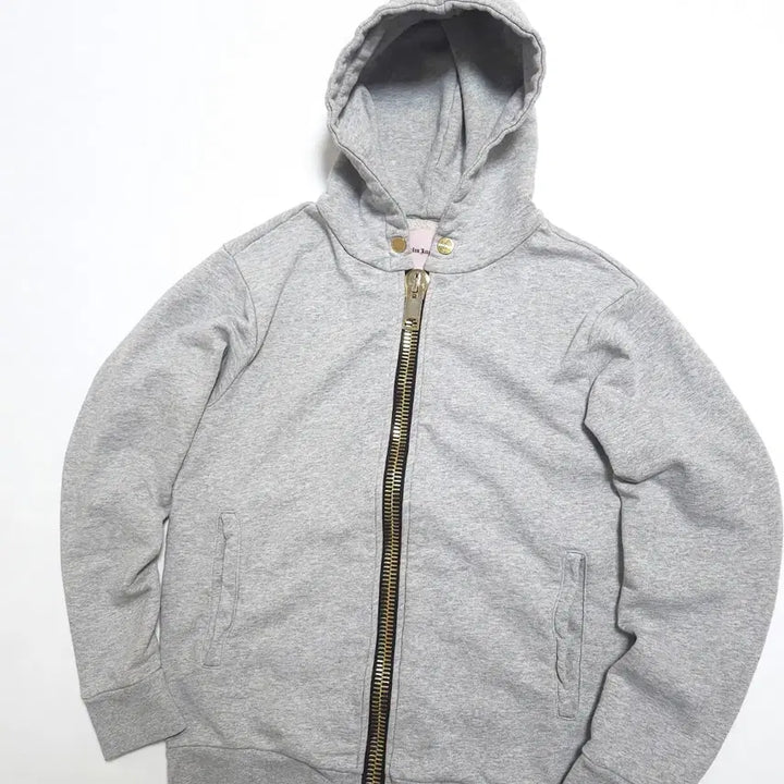 [BUNJANG] Palm Angels Maxi Full-Zip Hoodie Jacket Gray / 팜엔젤스 Maxi 풀집 후드 집업 자켓 그레이