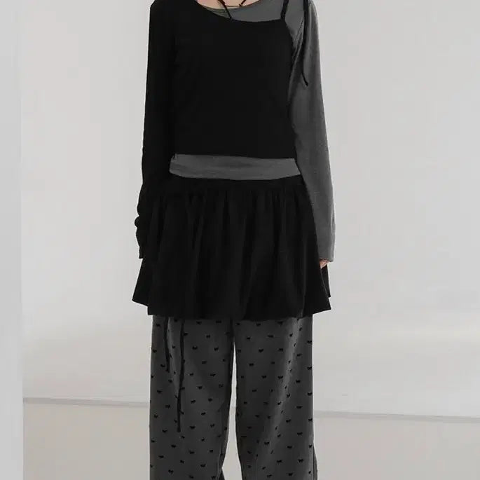 [SOLD OUT] 바이너리원 포히 레이어드 티셔츠