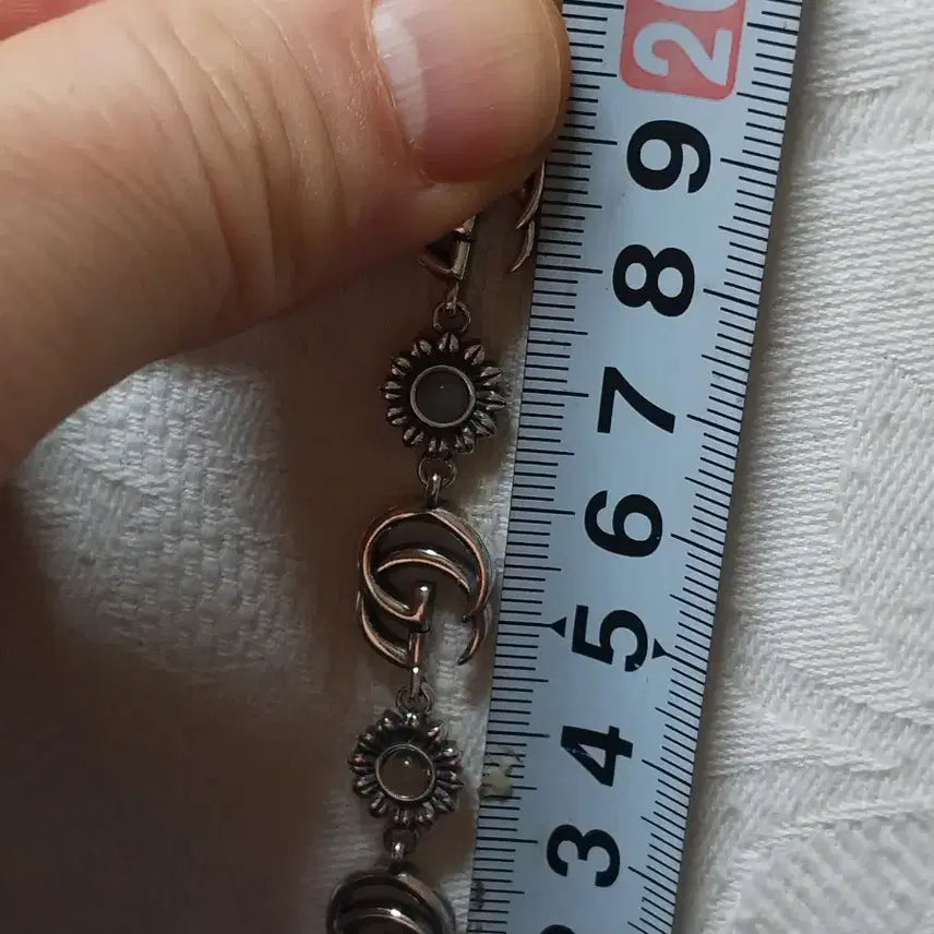 [BUNJANG] GG Logo Flower Bracelet / 법정 순은925 플라워 GG 로고 팔찌 실버