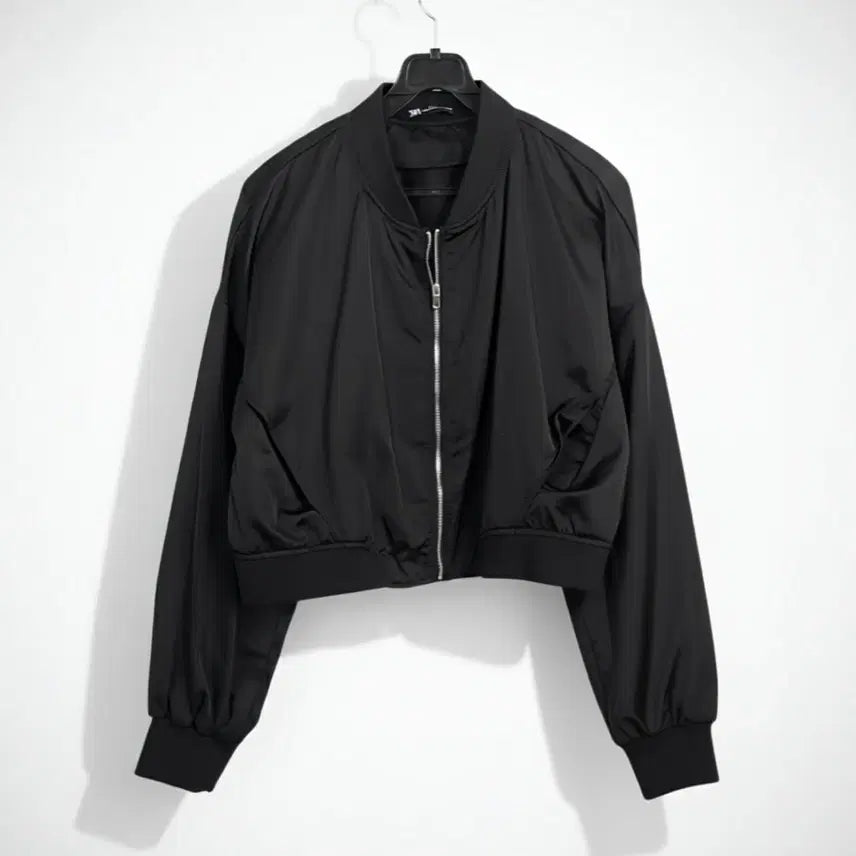 [BUNJANG] ZARA Women's Blue Bomber Jacket / 여성M/ 자라 항공 블루종 점퍼 8-21