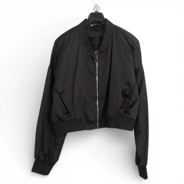 [BUNJANG] ZARA Women's Blue Bomber Jacket / 여성M/ 자라 항공 블루종 점퍼 8-21