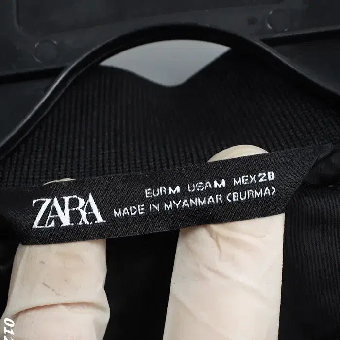 [BUNJANG] ZARA Women's Blue Bomber Jacket / 여성M/ 자라 항공 블루종 점퍼 8-21