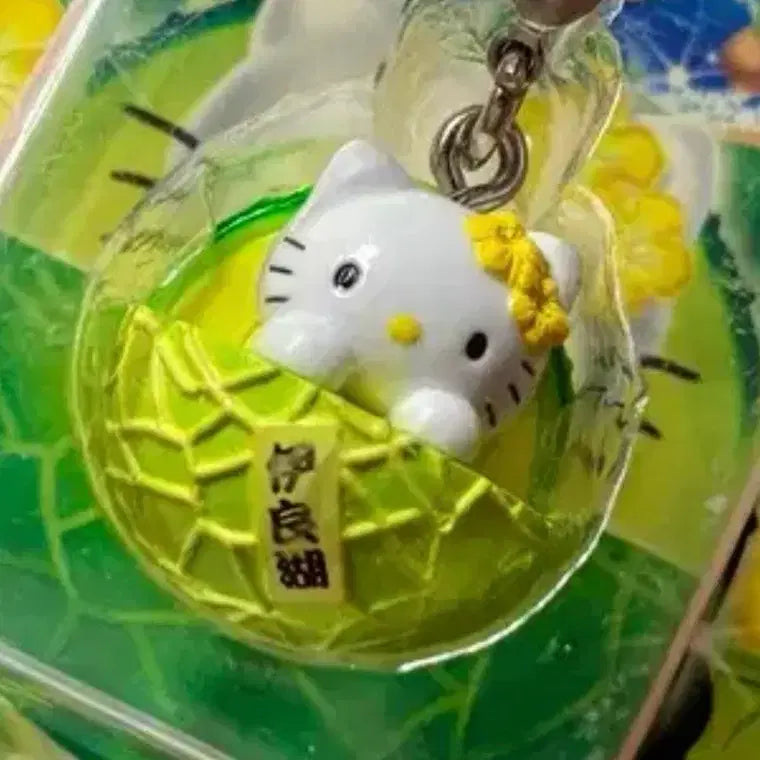 [BUNJANG] Sanrio Icy Melon Version Kitty Box Strap / [가격고정]고전 아이치현 멜론 버전 키티 박스 스트랩 / 산리오