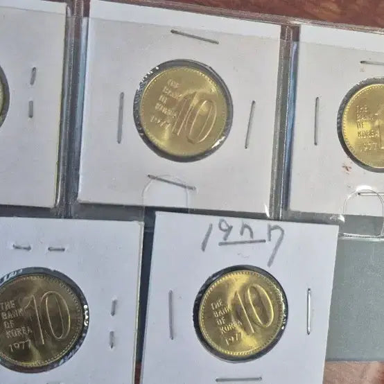 [BUNJANG] 1977 10 Won Coin (Unused) / 1977년 10주화 (미사용)1개 18000
