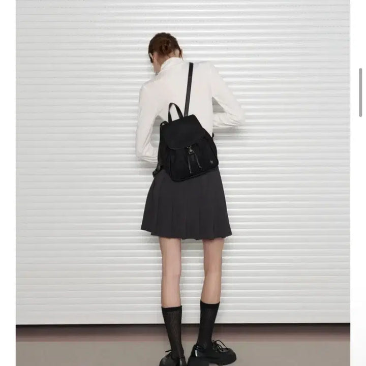 [BUNJANG] LEATHERY Bridge Suede Backpack / 레더리 [하객룩 가방]브릿지 스웨이드 백팩